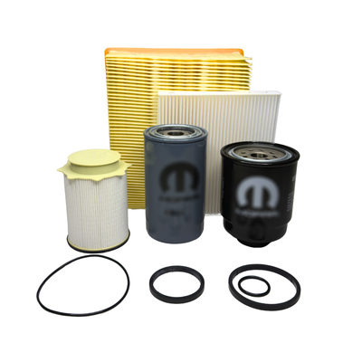 Mopar Complete Filter Service Kit for 2013–2018 Ram 6.7L Cummins | Oil, Dual Fuel, Engine Air & Cabin Filters with Seals