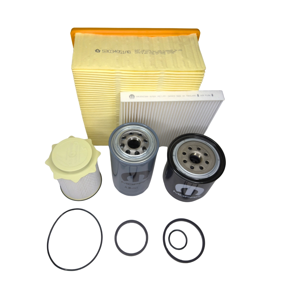 Mopar 2013-2018 RAM 2500-5500 6.7L Cummins Filter Service Kit | OEM Air, Fuel, Oil & Cabin Filters + Seals - Image 2
