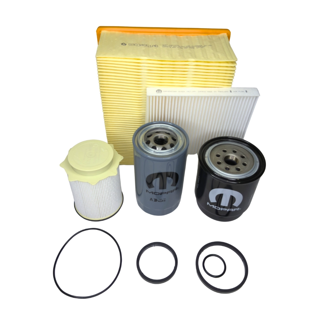 Mopar 2013-2018 RAM 2500-5500 6.7L Cummins Filter Service Kit | OEM Air, Fuel, Oil & Cabin Filters + Seals - Image 3